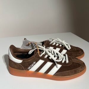 Adidas Spezial Brown and White Sneakers